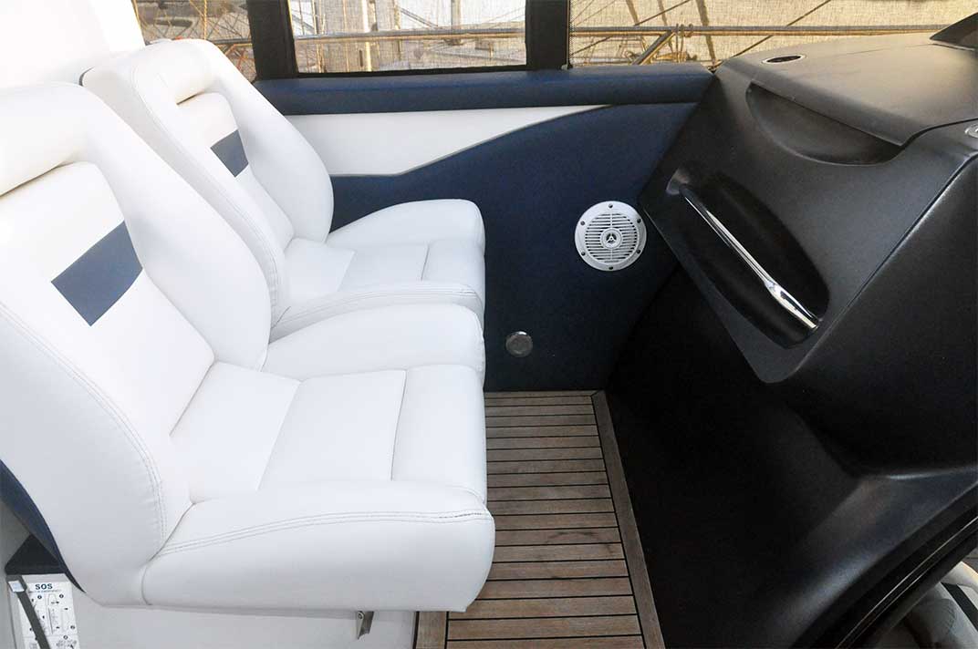 seats private yacht